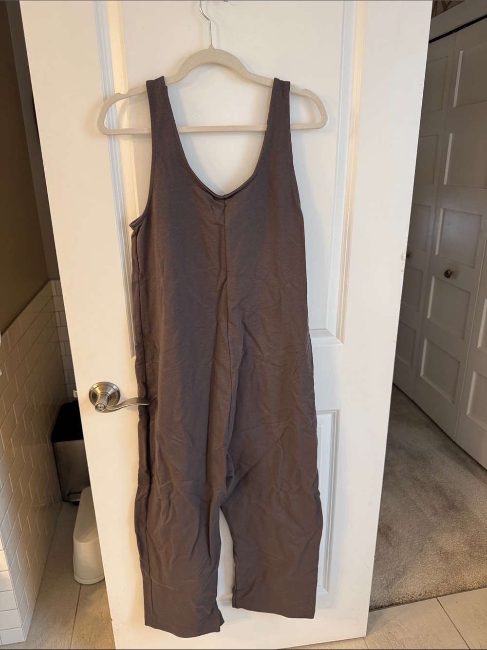 NWT Ilana Kohn Gary Wide-Leg Jumpsuit in Shadow